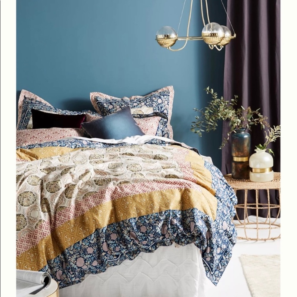 Anthropologie Maguro Duvet Cover King